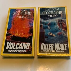 NATIONAL GEOGRAPHIC Volcano- nature’s inferno and Killer Wave- power of Tsunami